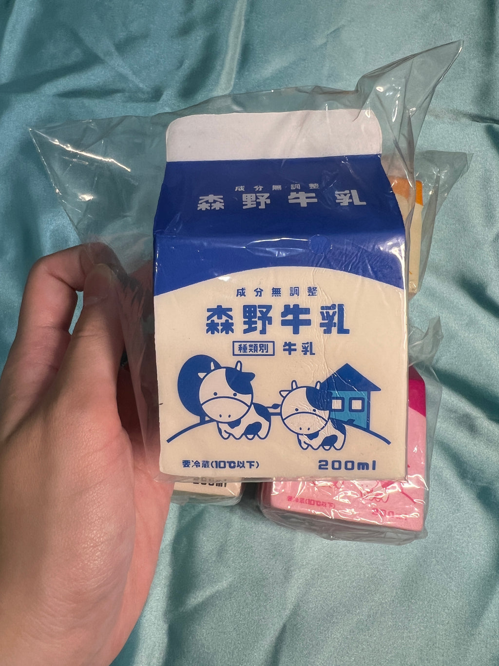 iBLOOM Morino Milk blue Japanese milk carton squishy
