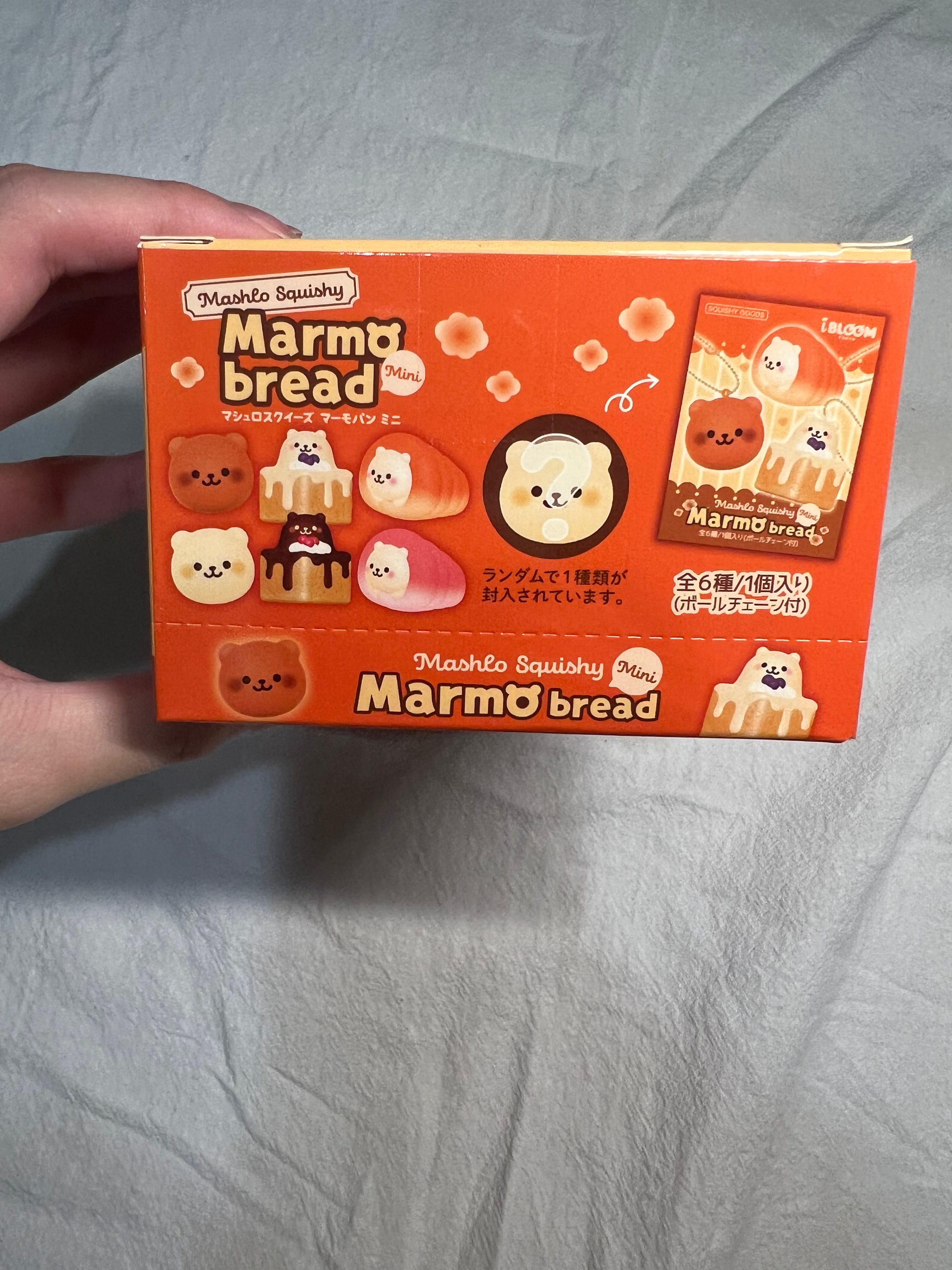 i-BLOOM MASHLO Marmo Bread Mini Squishy | Blind Box, Full Box or Choose Style