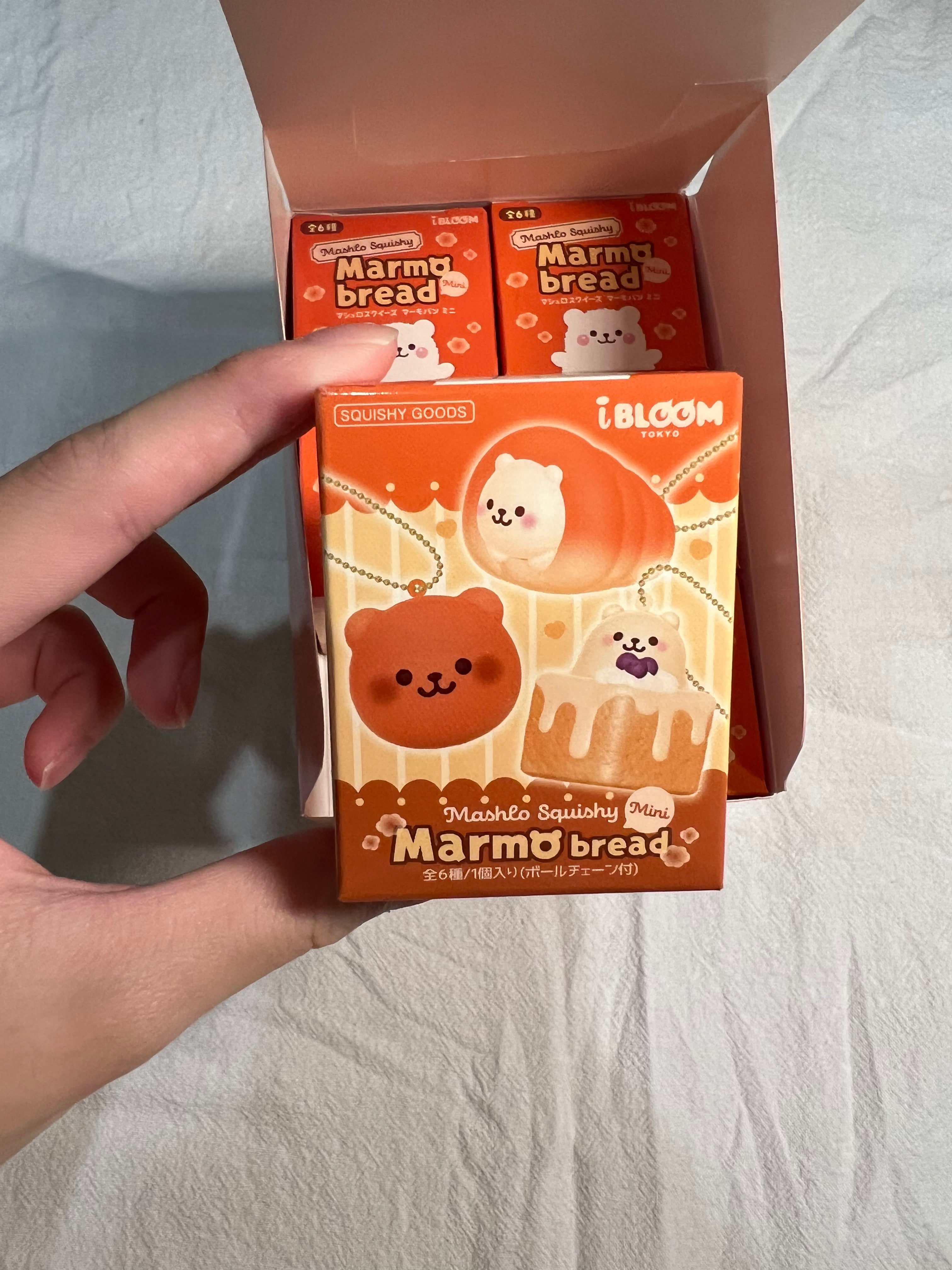 i-BLOOM MASHLO Marmo Bread Mini Squishy | Blind Box, Full Box or Choose Style