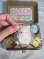 iBLOOM Marmo Marshmallow Bear Egg Squishy | Choose Your Design