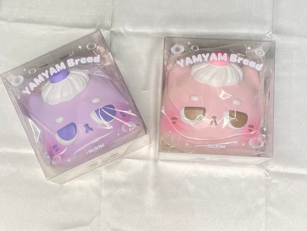 iBLOOM YAMYAM Bread Squishy 2-Piece Set – Grape & Strawberry Scented