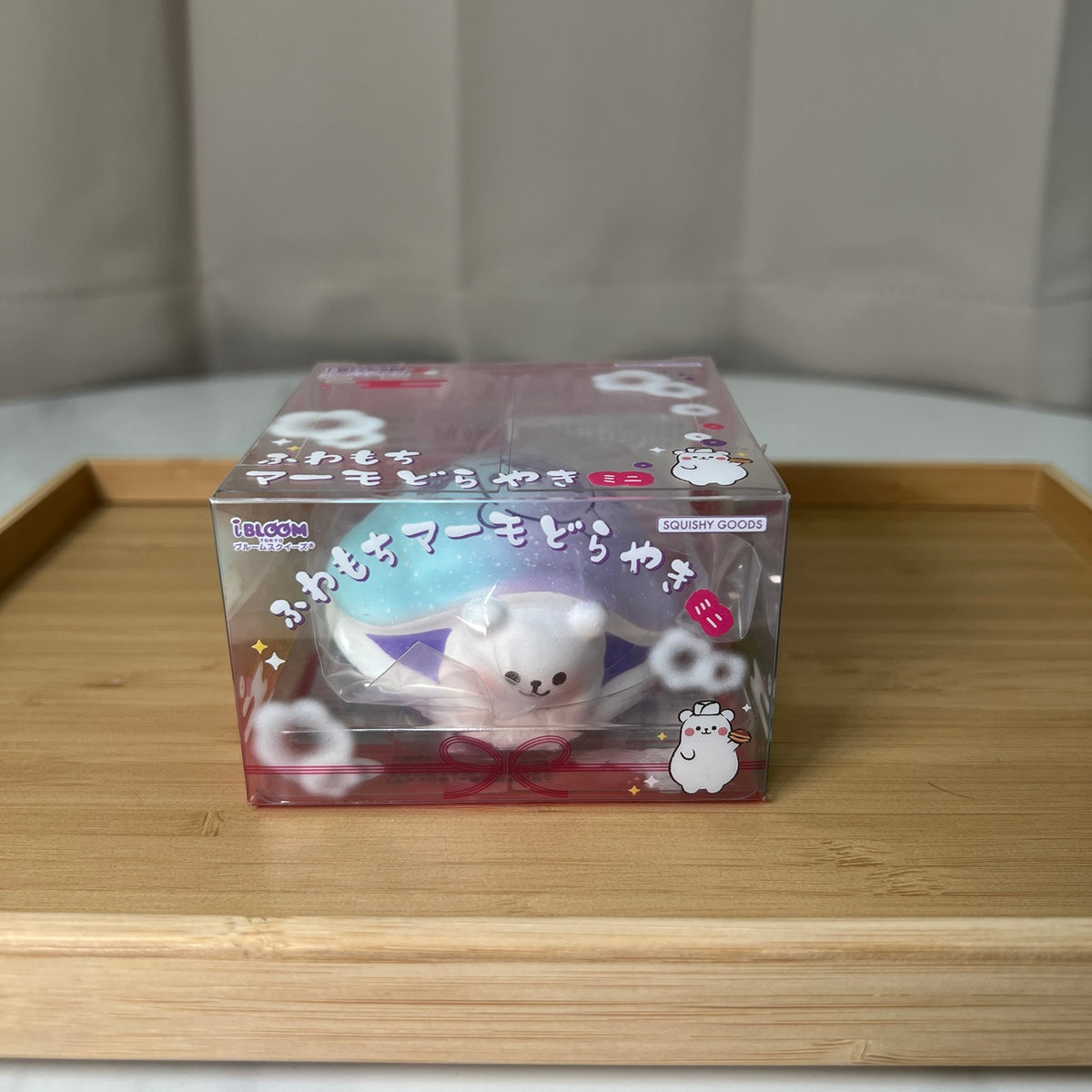 iBLOOM Marmo Dorayaki Vol.2 Aurora Jam purple blue squishy box reference
