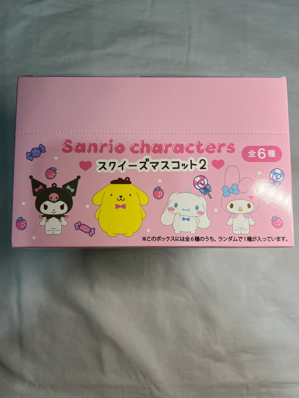 NIC Sanrio Characters Squishy Mascot 2 Complete Box Set – 6 Pieces