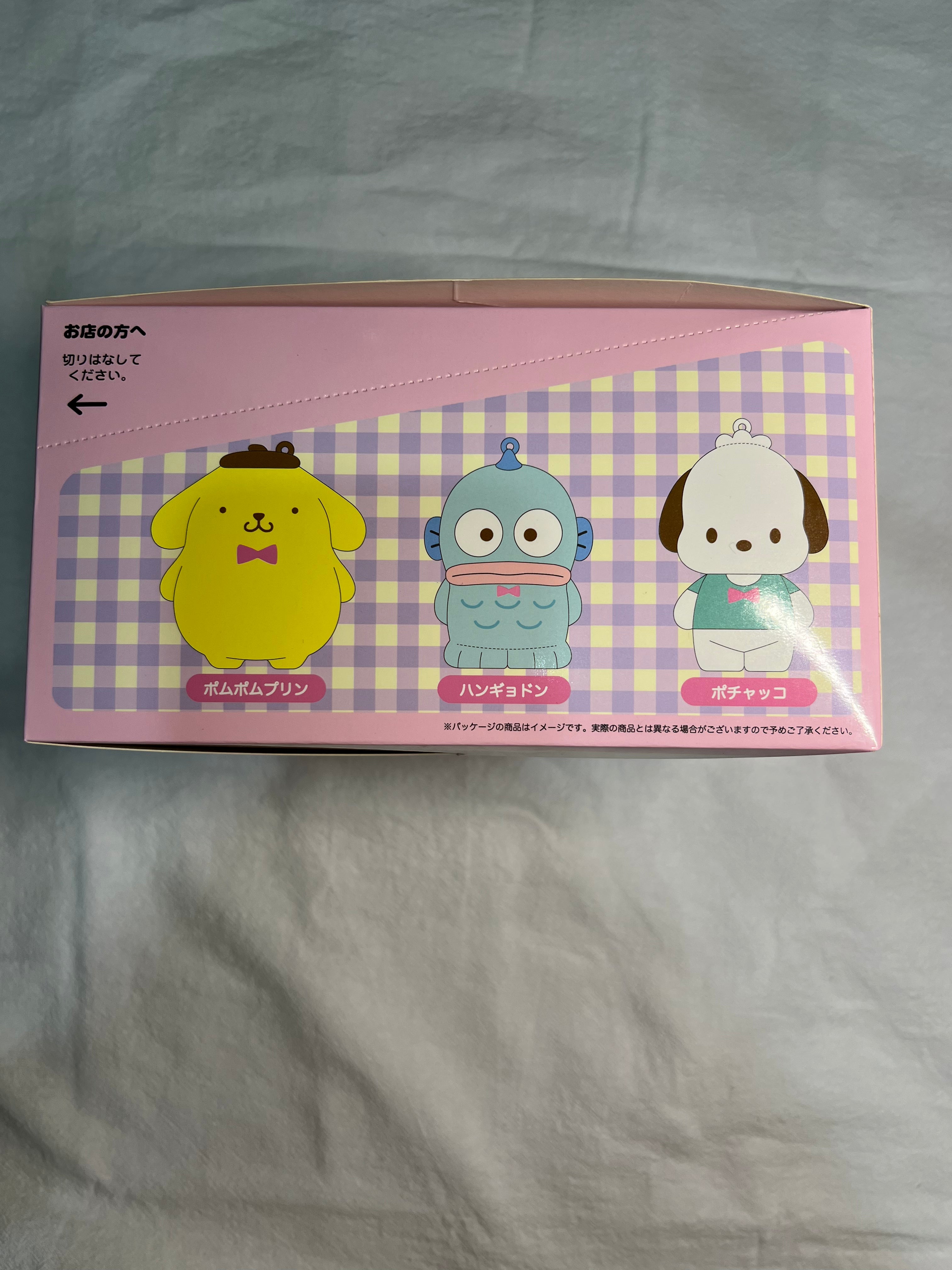 NIC Sanrio Characters Squishy Mascot 2 Complete Box Set – 6 Pieces