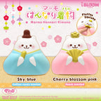 iBLOOM Marmo Hannari Kimono 小白熊 和服馬萌 Squishy｜稀有 捏捏 慢回彈 軟軟 收藏