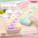 i-BLOOM Marmo Numeric Keypad Squishy – Pink & Blue Set of 2