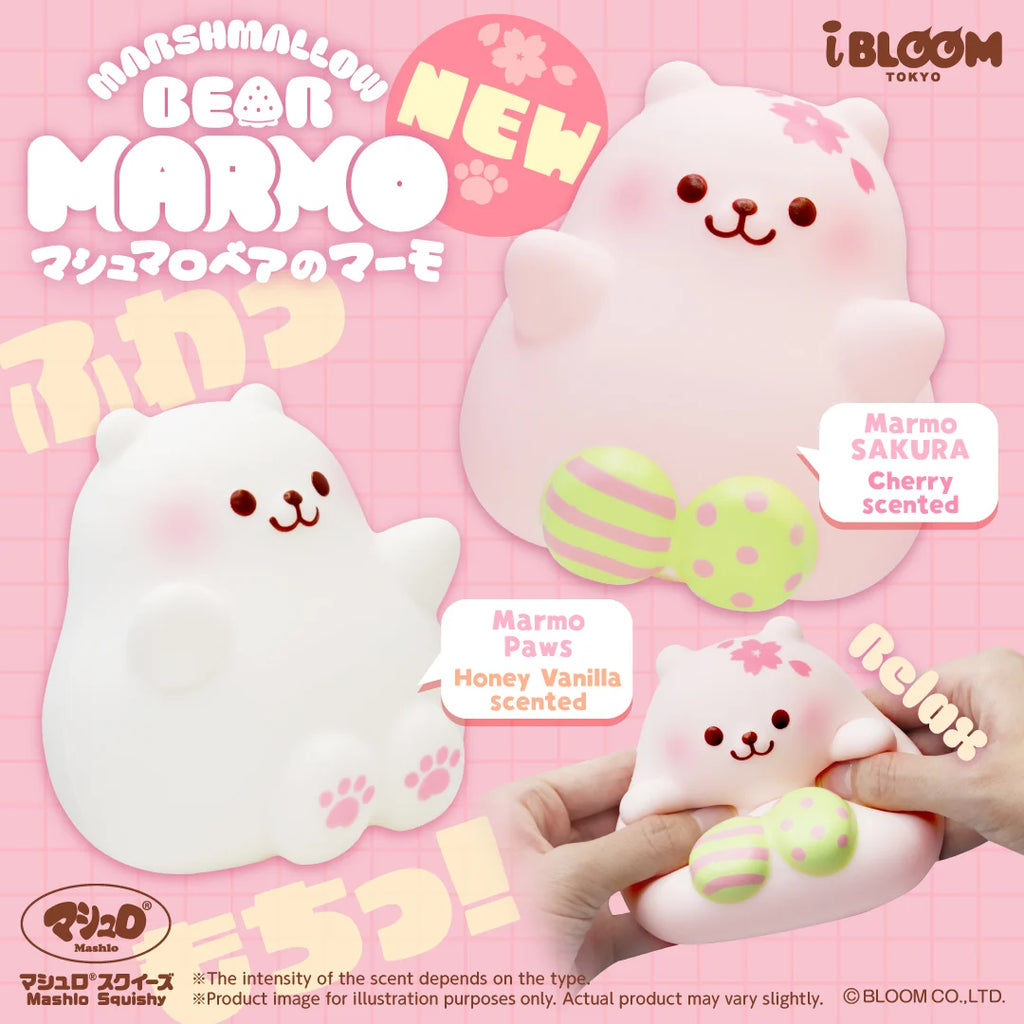 iBLOOM Marmo the Marshmallow Bear Squishy – Paws & Sakura