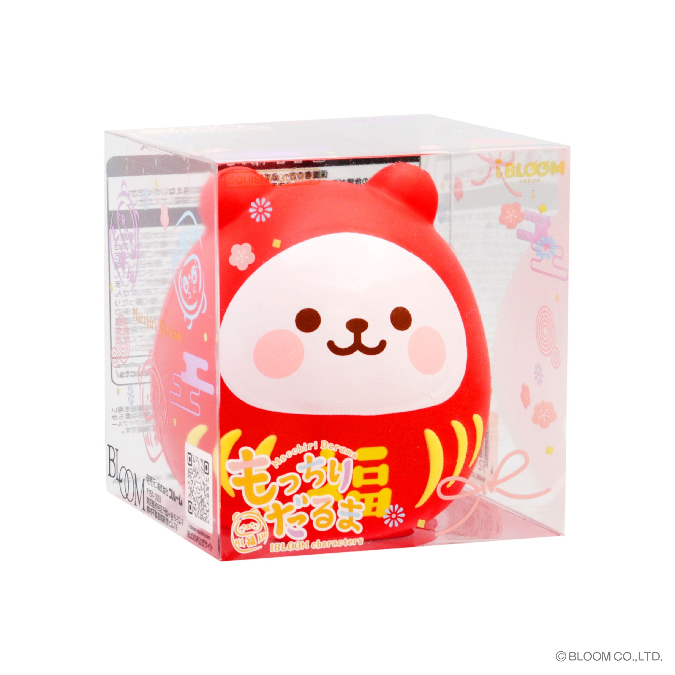 i-BLOOM Mocchiri Daruma 不倒翁 福神 達摩 慢回彈 軟軟 捏捏