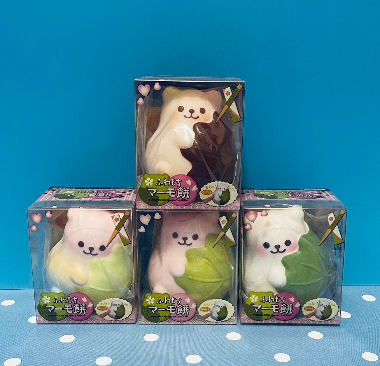 i-BLOOM Fuwamochi Marmo Mochi Squishy | Scented Slow Rising Japanese Sweet