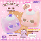 iBLOOM YAMYAM Bread Squishy 2-Piece Set – Grape & Strawberry Scented
