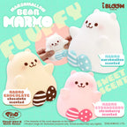 i-BLOOM Marshmallow Bear Marmo Squishy – Scented Bear with Socks