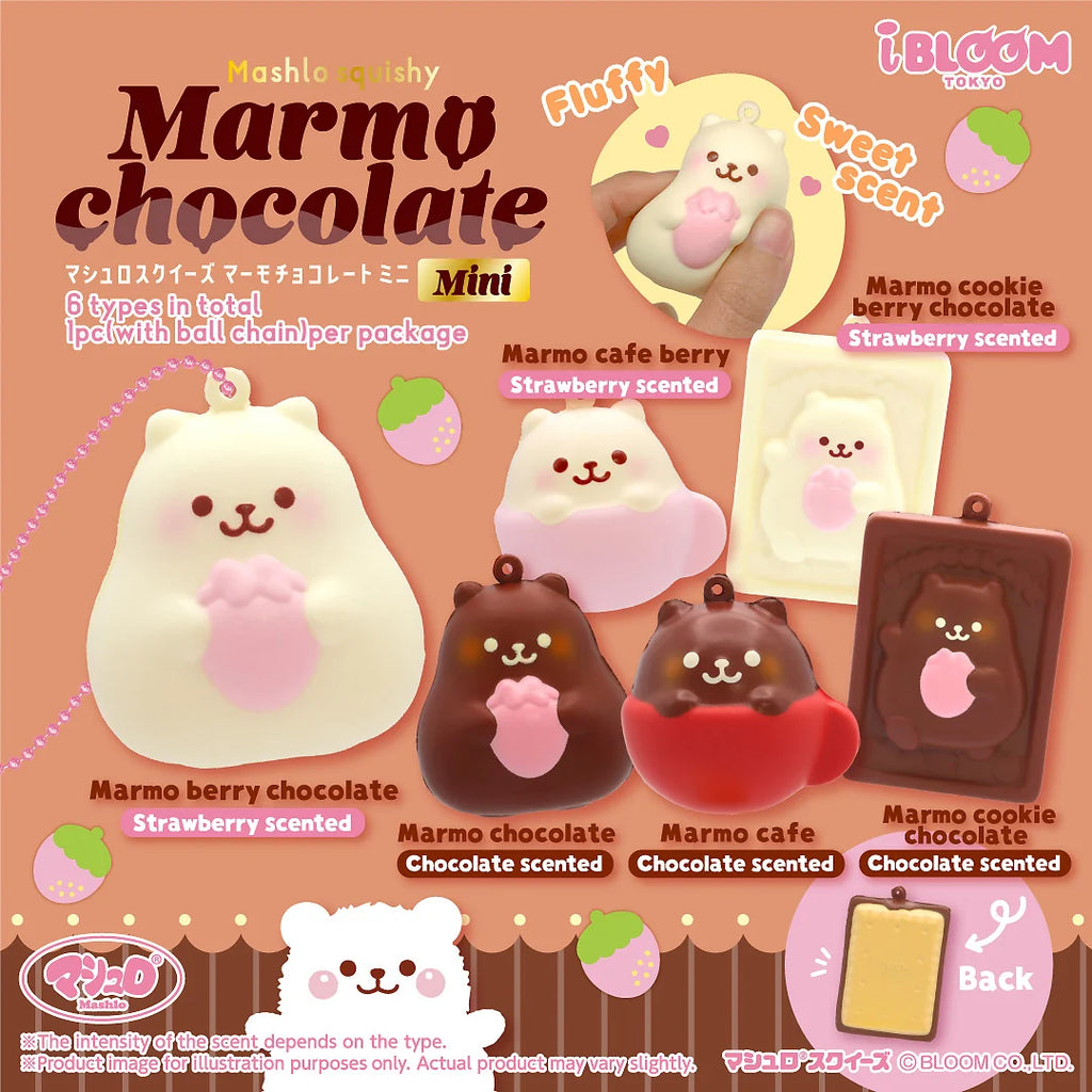 iBLOOM Marmo Chocolate Mini Squishy | Choose Your Design | Blind Box | Full Set Available
