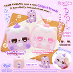 iBLOOM Chigiri Bread YAMYAMSAN Squishy Raspberry and Strawberry Scented