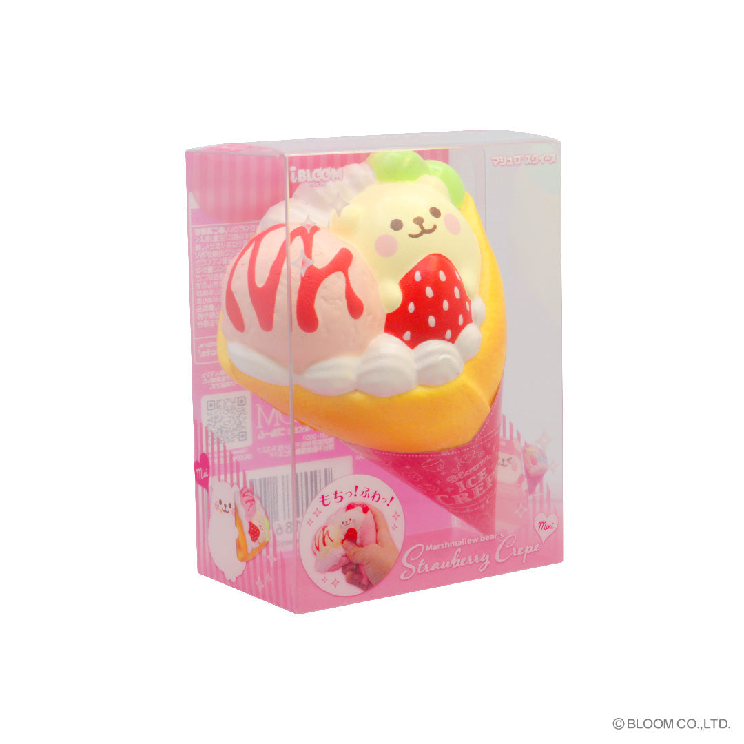 i-BLOOM Marshmallow Bear's Strawberry Crepe Mini detail image