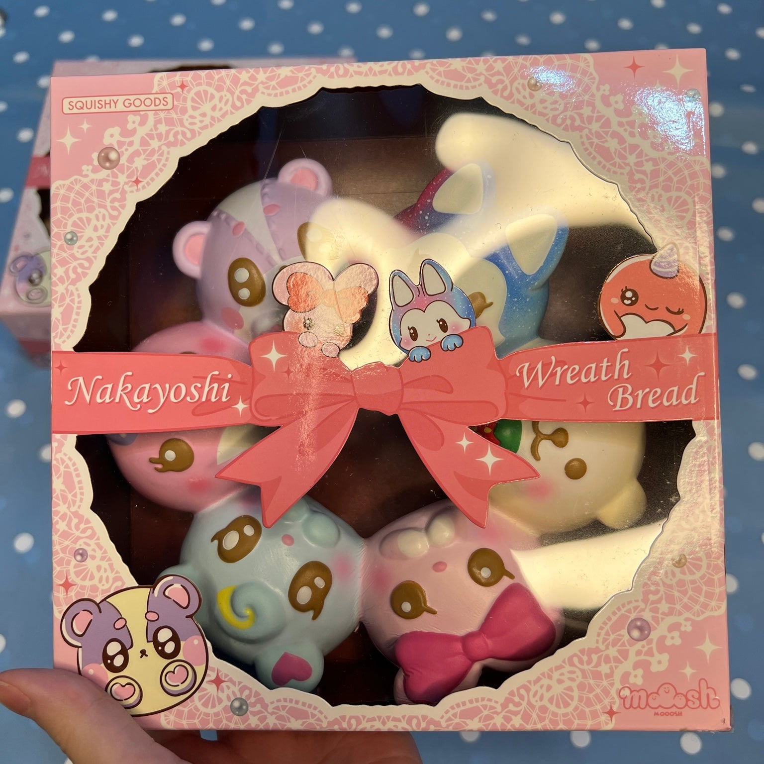 iBLOOM Nakayoshi Wreath Bread Squishy 2019 original colorful version