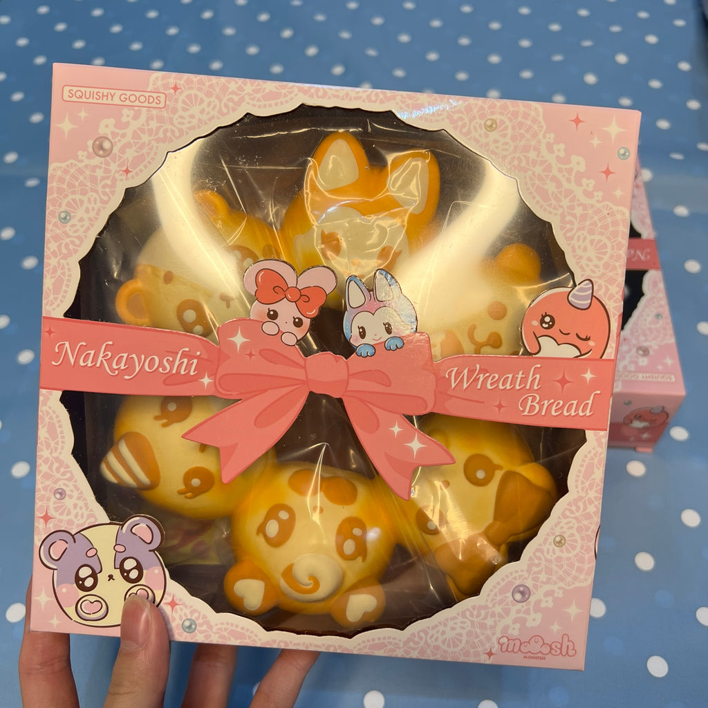 iBLOOM Nakayoshi Wreath Bread Squishy 2023 re-release bread color