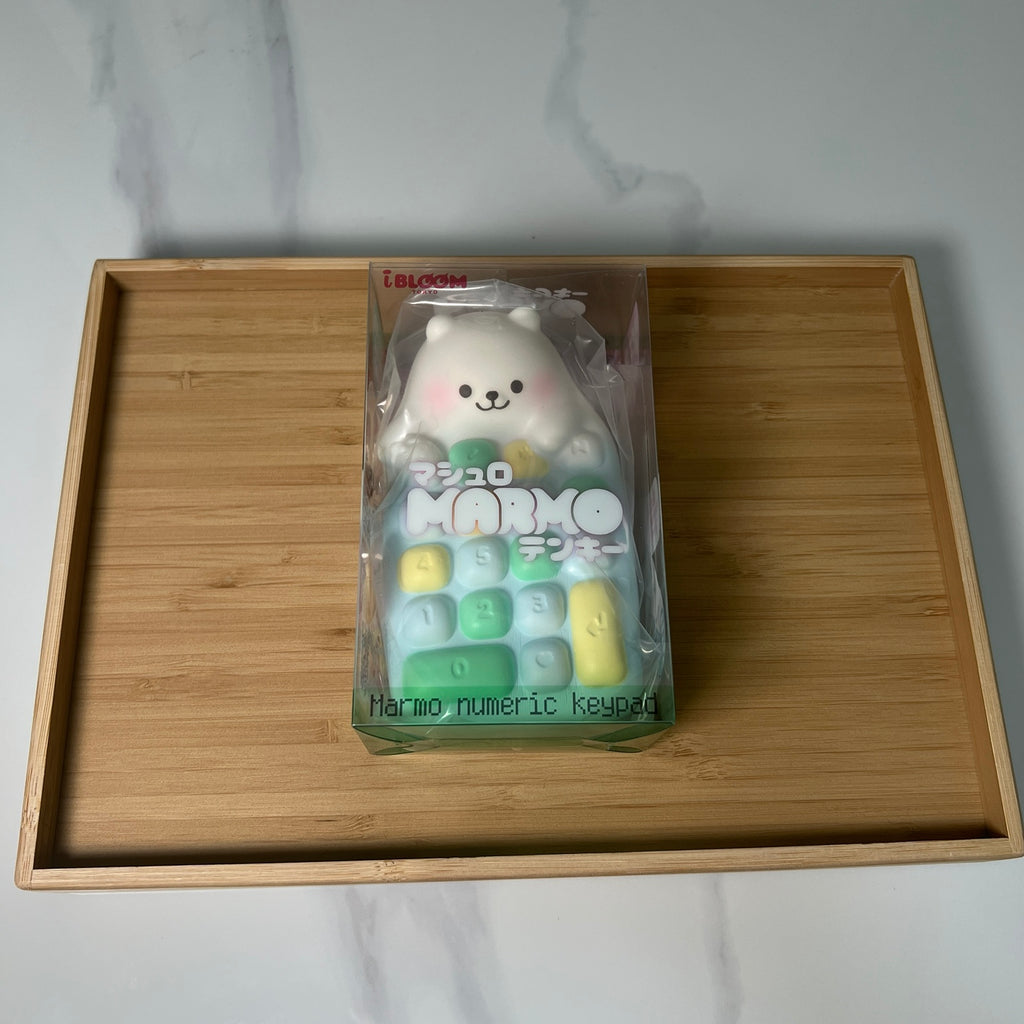 i-BLOOM Marmo Numeric Keypad Squishy blue mint pastel keypad collectible in original box