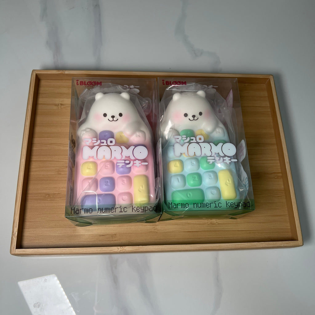 i-BLOOM Marmo Numeric Keypad Squishy pink and blue set of 2 with original packaging